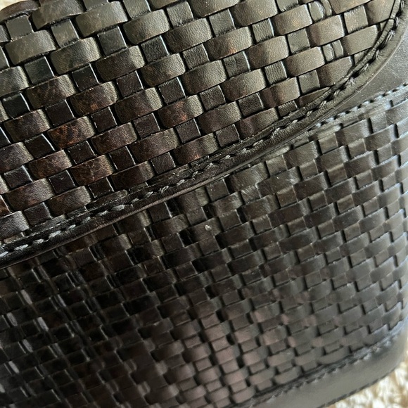 Woven Black Shoulder Bag vintage black shoulder bag - Picture 6 of 10